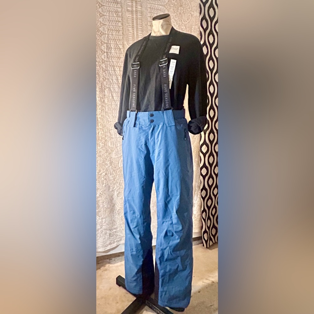 *LASTSALE*Five Seasons Men’s Lined Ski Pants W Suspenders /  Insulated Pants